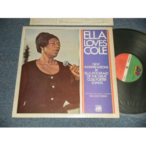 Photo: ELLA FITZGERALD  エラ・フィッツジェラルド - ELLA LOVES COLE (Ex++/MINT-) / 1972 Version JAPAN REISSUE Used LP
