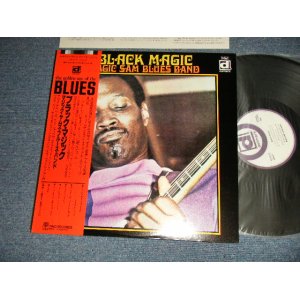 Photo: MAGIC SAM BLUES BAND マジック・サム - BLACK MAGIC (Ex+++/MINT-) /1976 Japan REISSUE Used LP with OBI 