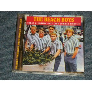 Photo: THE BEACH BOYS - Today & Summer Days (And Summer Nights!!) : STEREO VERSION With BONUS TRACKS (MINT-/MINT) / 1999 COLLECTOR'S BOOT Used  CD