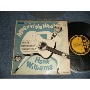 Photo: HANK WILLIAMS ハンク・ウイリアムス - MOANIN' THE BLUES (Ex+/Ex++)  / 1952 JAPAN ORIGINAL Used 10" LP 