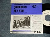 Photo: QUIREBOYS クワイアボーイズ - A)HEY YOU B)HOOCHIE COOCHIE MAN (Ex/Ex+ WOFC) / 1990 JAPAN ORIGINAL "PROMO ONLY" Used 7" 45rpm Single 