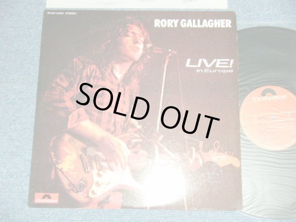 Photo1: RORY GALLAGHER ロリー・ギャラガー - LIVE IN EUROPE (Ex++/MINT-)   / 1973 JAPAN ORIGINAL Used LP