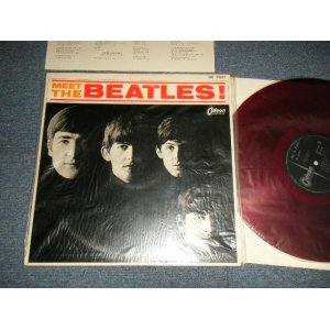 Photo:  THE BEATLES  - MEET THE BEATLES ビートルズ! (¥1500 Price Mark) (MINT-/MINT)   / 1964 JAPAN ORIGINAL "RED WAX Vinyl" MONO Used LP