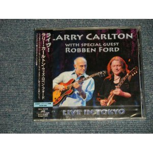 Photo: LARRY CARLTON, ROBBEN FORD ラリー・カールトン,  ロベン・フォード - LIVE LARRY CARLTON with ROBBEN FORD ライヴ!/ラリー・カールトン・ウィズ・ロベン・フォード (SEALED)  / 2010 JAPAN "BRAND NEW SEALED"  CD with OBI 