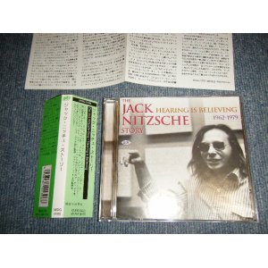 Photo: V.A. Various JACK NITZSCHE - HEARING IS BELIEVING 1962-1979 ジャック・ニッチェ・ストーリー (MINT-/MINT) / JAPAN + IMPORT ORIGINAL "輸入盤国内仕様" Used CD with OBI 