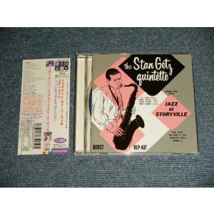 Photo: THE STAN GETZ QUINTET スタン・ゲッツ - JAZZ AT STORYVILLE ジャズ・アット・ストーリーヴィル  (MINT-/MINT) / 2006 JAPAN Used CD With OBI