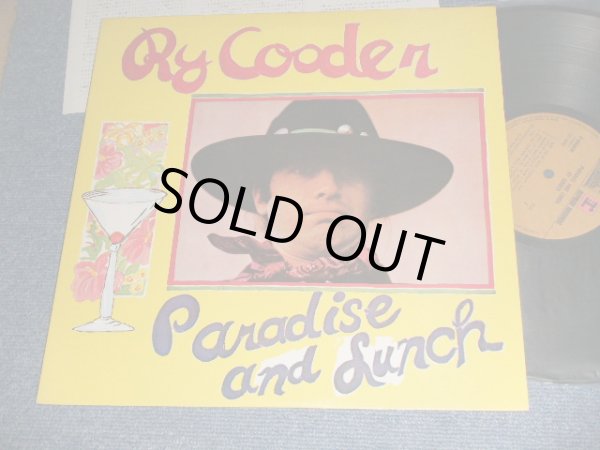 Photo1: RY COODER ライ・クーダー - PARADISE AND LUNCH (MINT-/MINT-) / 1974 JAPAN ORIGINAL Used LP