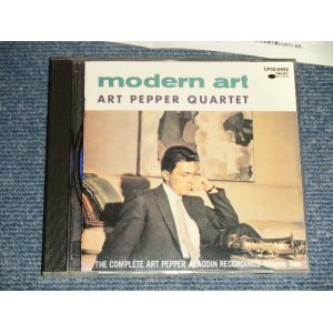 Photo: ART PEPPER アート・ペッパー - MODERN ART (MINT-/MINT) / 1987 JAPAN ORIGINAL Used CD ¥3200 mark 