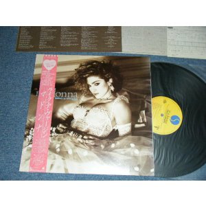 Photo: MADONNA  マドンナ - LIKE A VIRGIN (With FLYER+POSTCARD)  (Matrix #A)P-13033-1 IN-A-5 JAP. 4SY 1-25157 RE1-A-INTL-SET 2 MASTERDISK RL SLM ▵7438 B)P-13033-2 IN-A-5  1-25157-B  INTL SET3 MASTERDISK RL SLM ▵7438-X 1-1 ) (Master Cut RL)(MINT-/MINT-) / 1984 JAPAN ORIGINAL Used LP with OBI