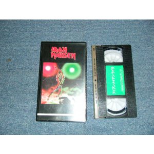 Photo: IRON MAIDEN アイアン・メイデン - IRON MAIDEN LIVE アイアン・メイデン・ライヴ (MINT-/MINT) / 1991 JAPAN ORIGINAL "NTSC SYSTEM" Used VHS VIDEO 