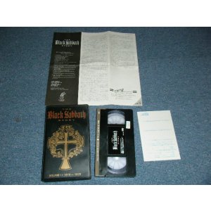 Photo: BLACK SABBATH ブラック・サバス - THE BLACK SABBATH STORY ストーリー・オブ・ブラック・サバス   (MINT-/MINT) / 1991 JAPAN ORIGINAL "NTSC SYSTEM" Used VHS VIDEO 