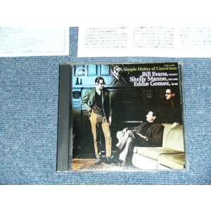 Photo: Bill Evans, Shelly Manne, Eddie Gomez  ビル・エヴァンス - A Simple Matter Of Conviction ア・シンプル・マター・オブ・コンヴィクション   (MINT-/MINT) / 1990 Version JAPAN Used CD 