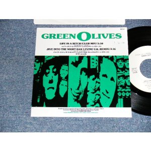 Photo: Green Olives グリーン・オリーブス - A) Life Is A Bitch (Club Mix)   B) Jive Into The Night (U.K. Remix) (MINT-/MINT SWOFC) / 1989  JAPAN ORIGINAL "PROMO ONLY" Used 7" 45's Single  