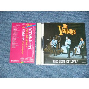Photo: THE VENTURES ベンチャーズ - BEST OF LIVE (MINT-/MINT) / 1991 JAPAN ORIGINAL Used CD with OBI