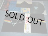 Photo: PINK FLOYD ピンク・フロイド - THE DARK SIDE OF THE MOON 狂気 (MINT-/MINT) / 1973 JAPAN ORIGINAL "SOLID BLUE TRIANGLE Label"  "COMPLETE SET:2x POSTER+POSTCARD+BOOKLET" Used LP with OBI