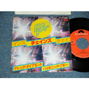 Photo: Gregg Diamond, Bionic Boogie グレッグ・ダイアモンド、バイオニック・ブギー - A)Chains  B) PARADISE (MINT-/MINT-) / 1979 JAPAN ORIGINAL Used 7" Sigle 