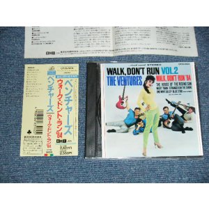 Photo: THE VENTURES - WALK DON'T RUN VOL.2 (MINT/MINT) / 1989 JAPAN ORIGINAL Used CD With OBI 