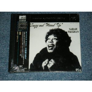 Photo: Sarah Vaughan サラ・ヴォーン  – Crazy And Mixed Up 枯葉  (SEALED) / 1997 JAPAN ORIGINAL "PROMO" "DIGI-PACK" "BRAND NEW SEALED" CD With OBI