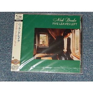 Photo: NICK DRAKE ニック・ドレイク - FIVE LEAVES LEFT ファイヴ・リーヴス・レフト(SEALED /  2010 JAPAN "BRAND NEW SEALED" CD With OBI