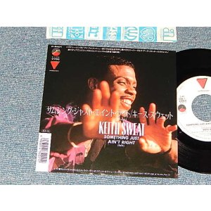 Photo: KEITH SWEAT キース・スウェット - A)Something Just Ain't Right   B)Something Just Ain't Right (Edit Of Nu Mix, Part 2) ( Ex+++/MINT-)   / 1988 JAPAN ORIGINAL "PROMO"  Used 7"45 Single
