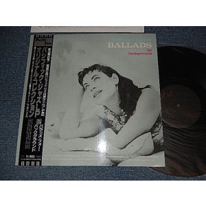 Photo: V.A. Various - Ballads For Backgrounds (MINT-/MINT) /1992 JAPAN ORIGINAL / REISSUE Used LP  with OBI 