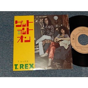 Photo: T-REX T.レックス - A) GET IT ON B) HOT LOVE (Ex++/MINT- Visual Grade) / 1972 JAPAN ORIGINAL Used 7"45 With PICTURE SLEEVE