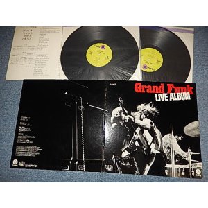 Photo: GRAND FUNK RAILROAD GFR グランド・ファンク・レイルロード - LIVE ALBUM (Ex++/MINT-) / 1970 JAPAN ORIGINAL Used 2-LP's