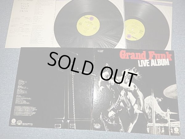 Photo1: 	GRAND FUNK RAILROAD GFR グランド・ファンク・レイルロード - LIVE ALBUM (Ex++/MINT-) / 1970 JAPAN ORIGINAL Used 2-LP's
