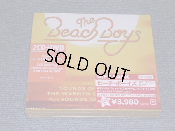 Photo1: THE BEACH BOYS - GIFT PACK( SOUND OF SUMMER + THE WARMTH OF THE SUN + DVD ) / 2008 JAPAN ONLY Limited IMPORT CD+DVD With JAPANESE OBI & LINNER 