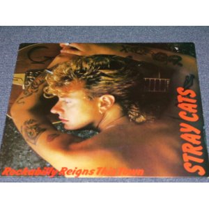 Photo: STRAY CATS  ストレイ・キャッツ - ROCKABILLY REIGNES THIS TOWN  / COLLECTORS ( BOOT ) Used LP 