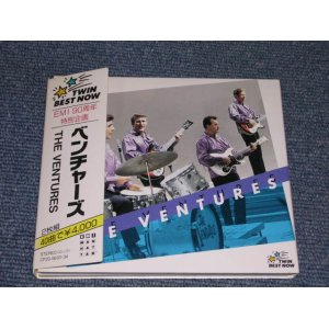 Photo: THE VENTURES - TWIN BEST NOW / 1988 JAPAN ORIGINAL Used  2-CD  With OBI 
