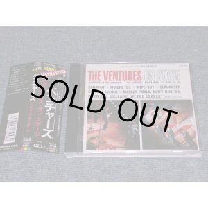 Photo: THE VENTURES - THE VENTURES ON STAGE / 1990 JAPAN ORIGINAL Used  CD With OBI 