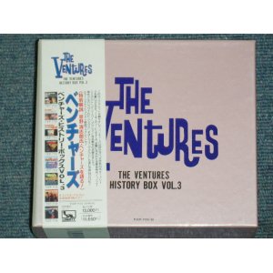 Photo: THE VENTURES - THE VENTURES HISTORY BOX VOL.3  / 1992 JAPAN ORIGINAL Promo Used 4 CD BOXSET With OBI  