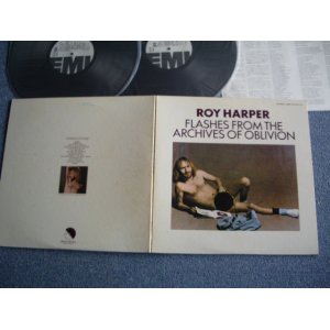 Photo: ROY HARPER - FLASHES FROM THE ARCHIVES OF OBLIVION / 1974 WHITE LABEL PROMO ORIGINAL 2LP
