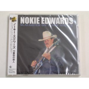 Photo: NOKIE EDWARDS of THE VENTURES - SLAUGHTER ON TENTH AVENUE / 1999 JAPAN ORIGINAL SEALED CD With OBI 