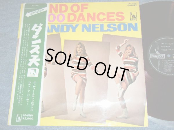 Photo1: SANDY NELSON - LAND OF 1,000 DANCES /  1960s  JAPAN RED WAX VINYL LP With OBI  