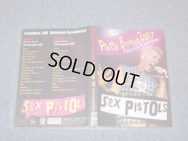 Photo1: SEX PISTOLS - 2007 FIRST SHOW & LAST SHOW  LONDON, UK BRIXTON ACADEMY     / BRAND NEW COLLECTORS DVD