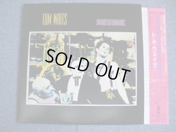 Photo1: TOM WAITS - SWORDFISHTROMBONES  / 1984  WHITE LABEL PROMO ORIGINAL LP+Obi LINNER