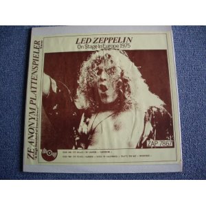 Photo: LED ZEPPELIN  -  ON STAGE IN EUROPE 1975