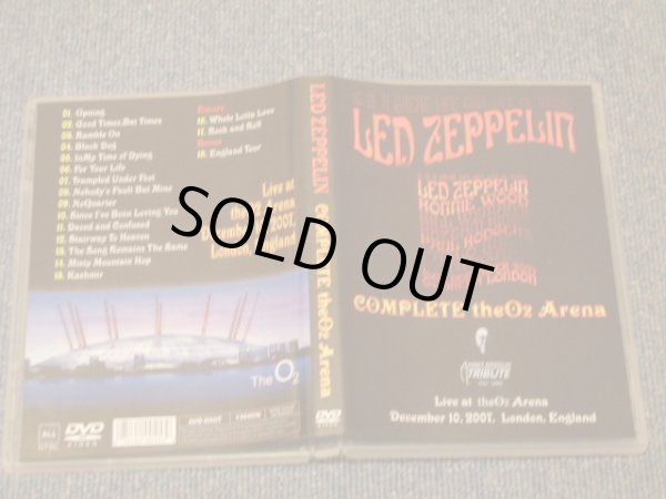 Photo1: LED ZEPPELIN  -COMPLETE THE OZ ARENA  / BRAND NEW COLLECTORS  DVD 