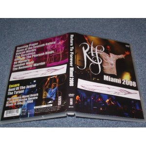 Photo: RETURN TO FOREVER - MIAMI 2008  / BRAND NEW COLLECTORS DVD