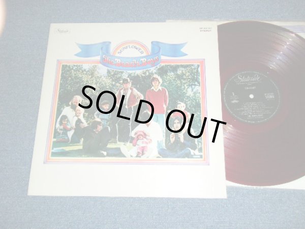 Photo1: THE BEACH BOYS - SUNFLOWER  /  1960s  JAPAN ORIGINAL  RED WAX VINYL LP 
