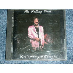 Photo: THE ROLLING STONES - LIVE'R THAN YOU'LL EVER BE  ( 1969 LIVE )  / 1990  ORIGINAL COLLECTOR'S (BOOT)  Used CD 