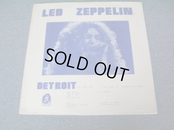 Photo1: LED ZEPPELIN - DETROIT  JUST ABOUT BACK / COLLECTORS 2LPs  