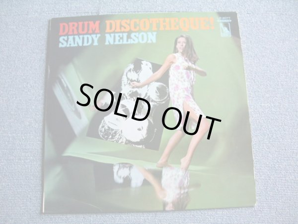 Photo1: SANDY NELSON - DRUM DISCOTHEQUE /  1960s  JAPAN RED WAX VINYL MINT- LP 