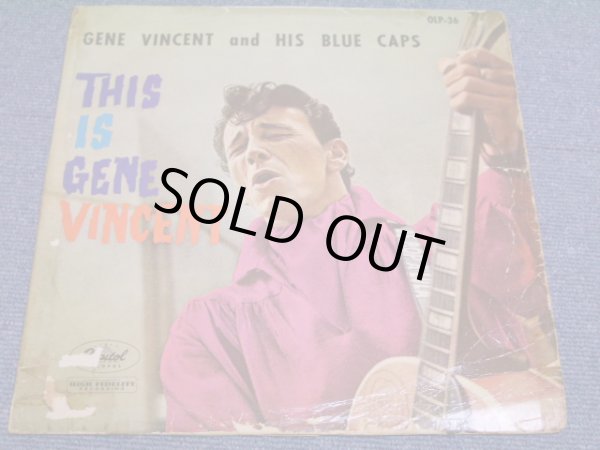 Photo1: GENE VINCENT - THIS IS GENE VINCENT / MONO JAPANESE ORIGINAL 10"LP 