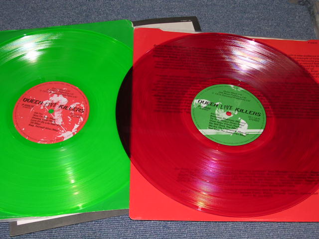 Photo: QUEEN - LIVE KILLERS  / 1979 JAPAN GREEN & RED WAX VINYL 2 LP With OBI