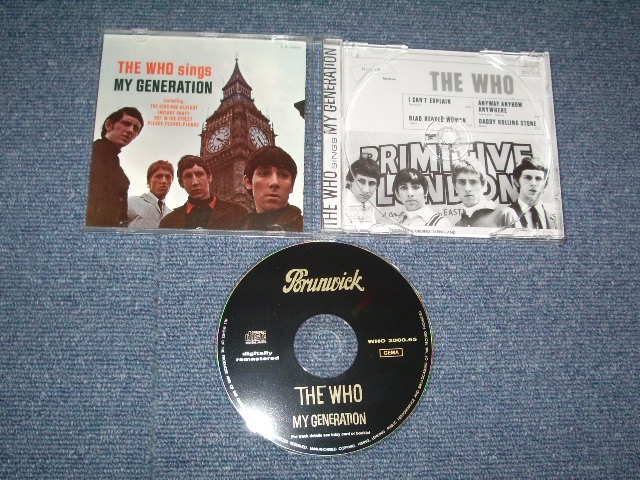 Photo: THE WHO - SINGS MY GENERATION ( With 16 BONUS TRACKS )  / COLLECTOR'S CD 
