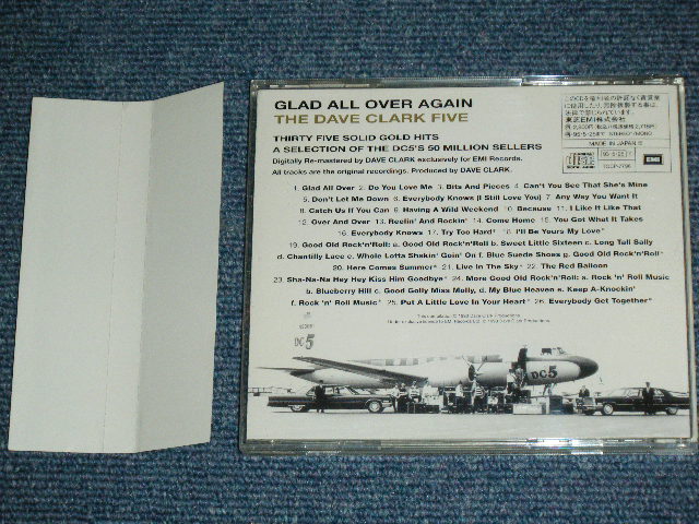 Photo: DAVE CLARK FIVE - GLAD ALL OVER AGAIN / 1993 JAPAN  ORIGINAL Used  CD