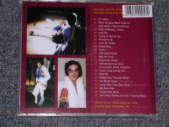 Photo: ELVIS PRESLEY - KANSAS CITY BLUES  / 2005 BRAND NEW COLLECTOR's CD